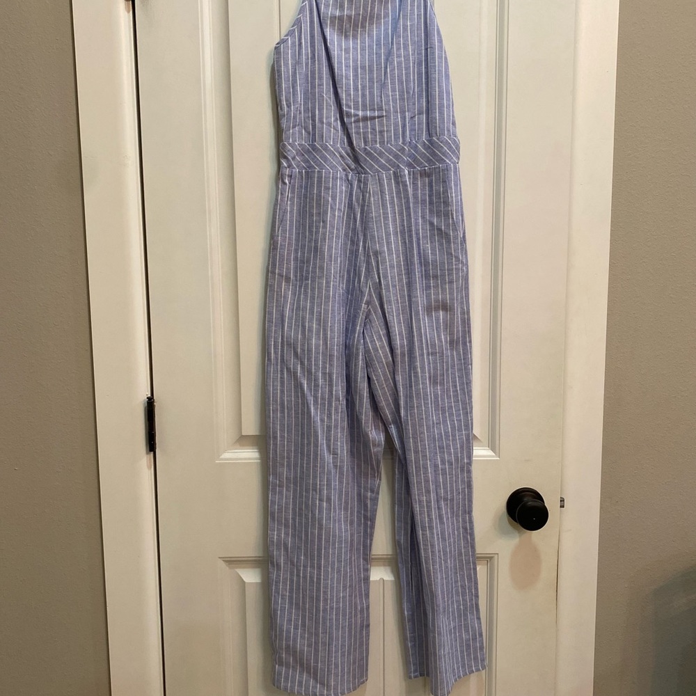 NWT Gianni Bini Girls jumpsuit chambray